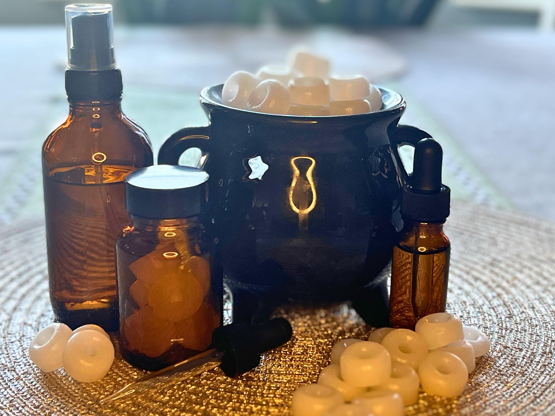 Amber spray bottle for Custom Room Spray. Handcrafted fragrance mist with personalized scents, long-lasting aromas, perfect for home or travel. Eco-friendly and USA-made, ideal for aromatherapy and creating a refreshing ambiance in any space.